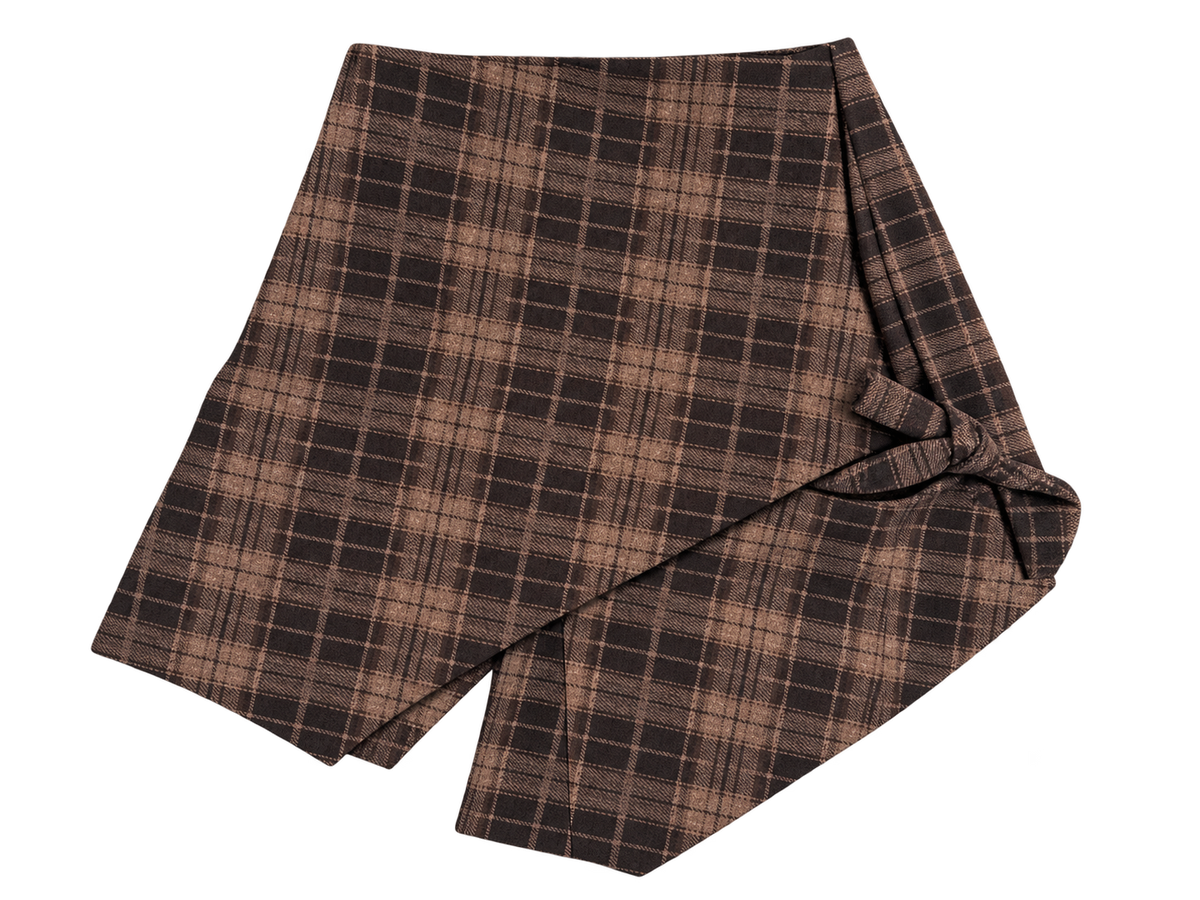 KARIERTER ÜBERROCK – BROWN CHECK