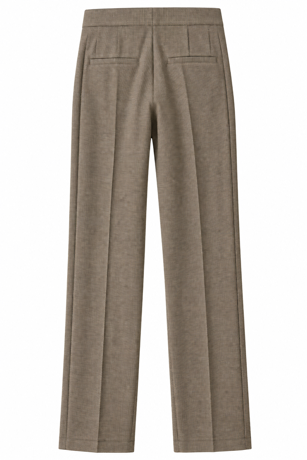 Elegante Stoffhose im feinen Karomuster