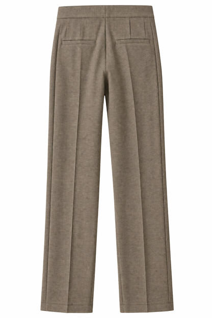 Elegante Stoffhose im feinen Karomuster