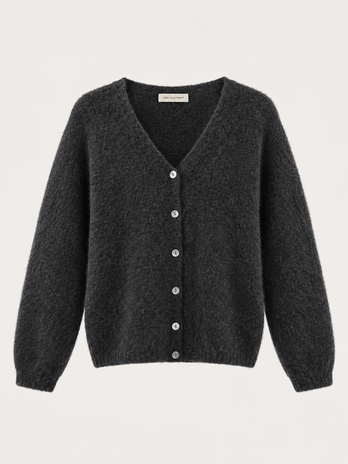 FLAUSCHIGER STRICK-CARDIGAN