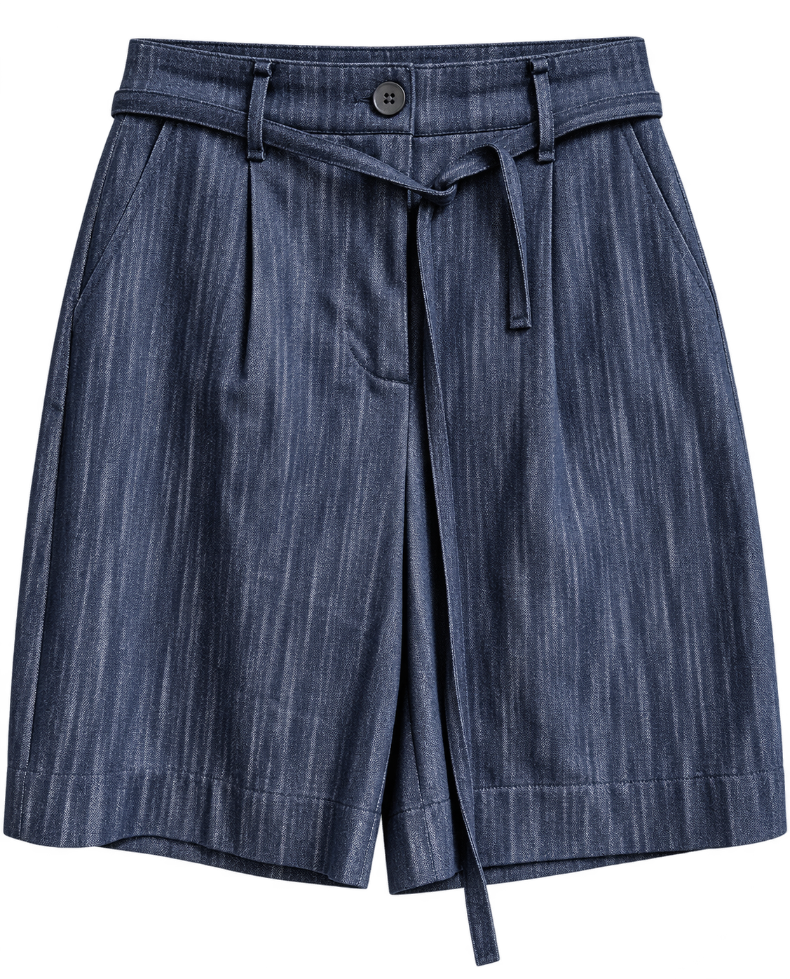 Denim-Look Shorts