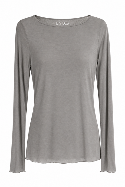 Longsleeve in Grau