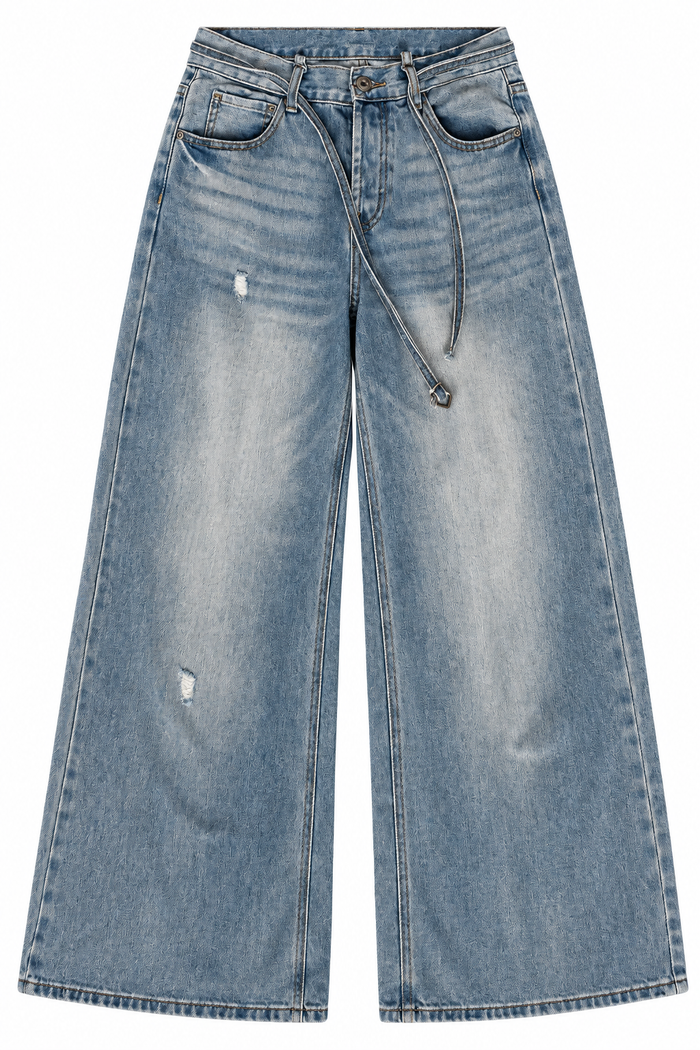 Wide Leg Jeans – Light Blue 💙