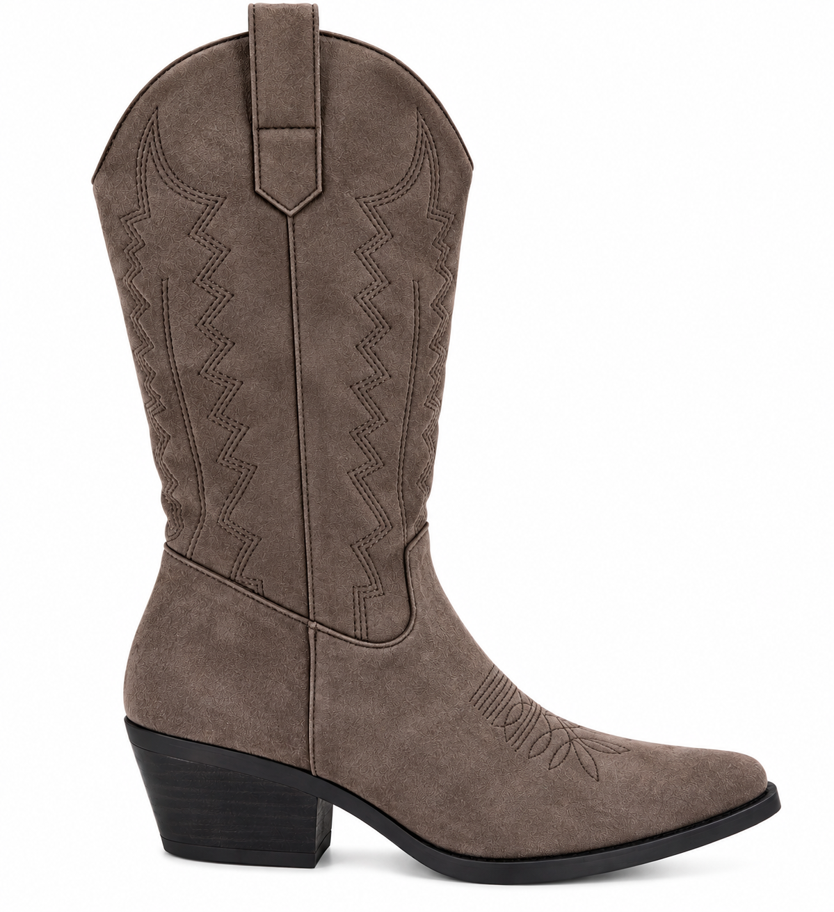Western Boots in Taupe / Brown