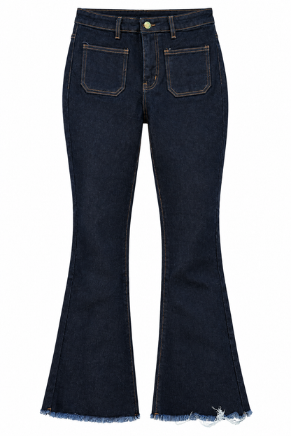 Dark Denim Flared Jeans