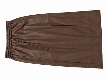 Rock aus veganem Leder in schwarz oder Taupe 🤎